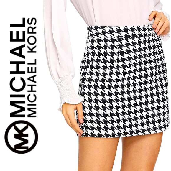MICHAEL Michael Kors Dresses & Skirts - Michael by Michael Kors Houndstooth Skirt